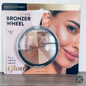 NWT Beauty Concepts illuminating Bronzer Wheel for Radiant Healthy Natural Glow